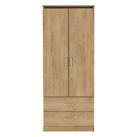 Charles 2 Door 2 Drawer Wardrobe - Seconique