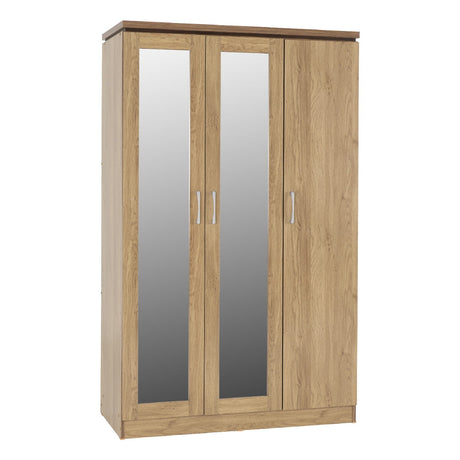 Charles 3 Door All Hanging Wardrobe - Seconique