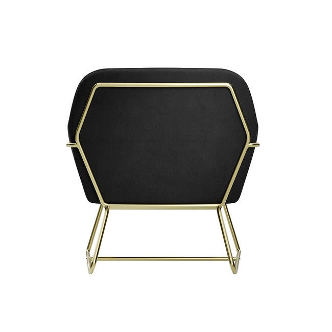 Charles Armchair With Gold Legs - LPD