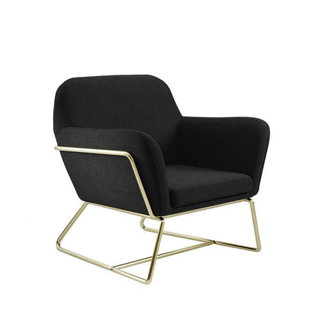 Charles Armchair With Gold Legs - LPD