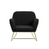 Charles Armchair With Gold Legs - LPD