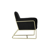 Charles Armchair With Gold Legs - LPD