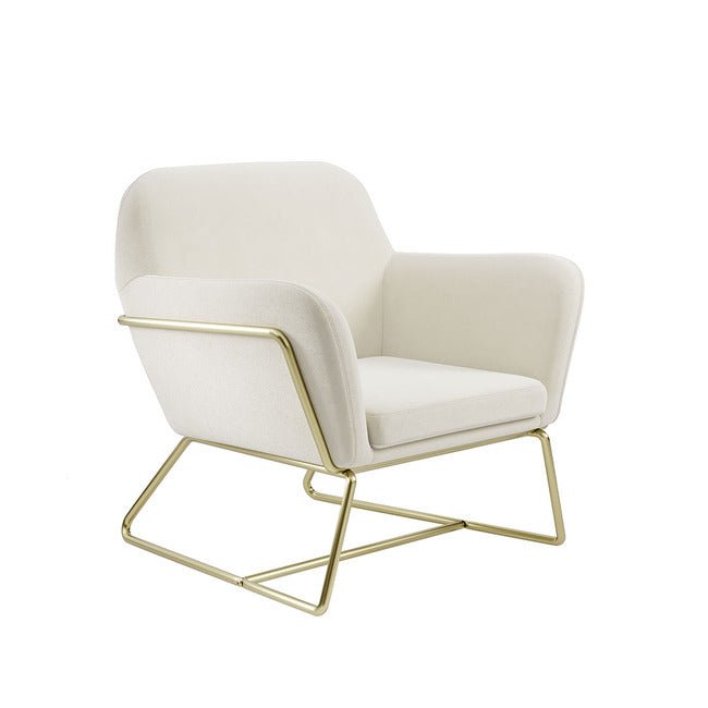 Charles Armchair With Gold Legs - LPD