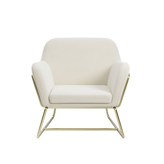 Charles Armchair With Gold Legs - LPD