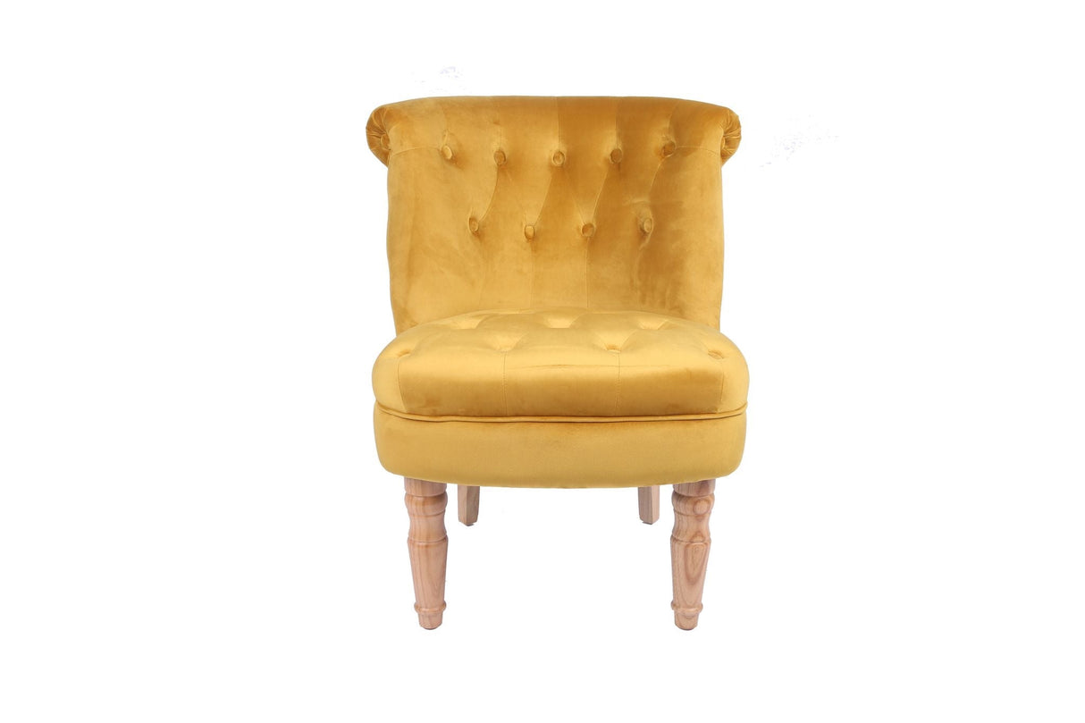 Charlotte Velvet Chair - LPD