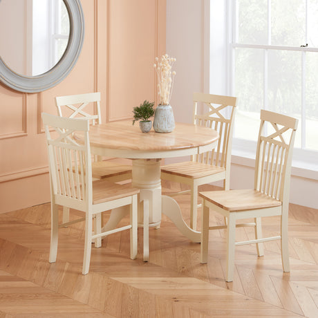 Chatsworth Pair of Dining Chairs - Birlea