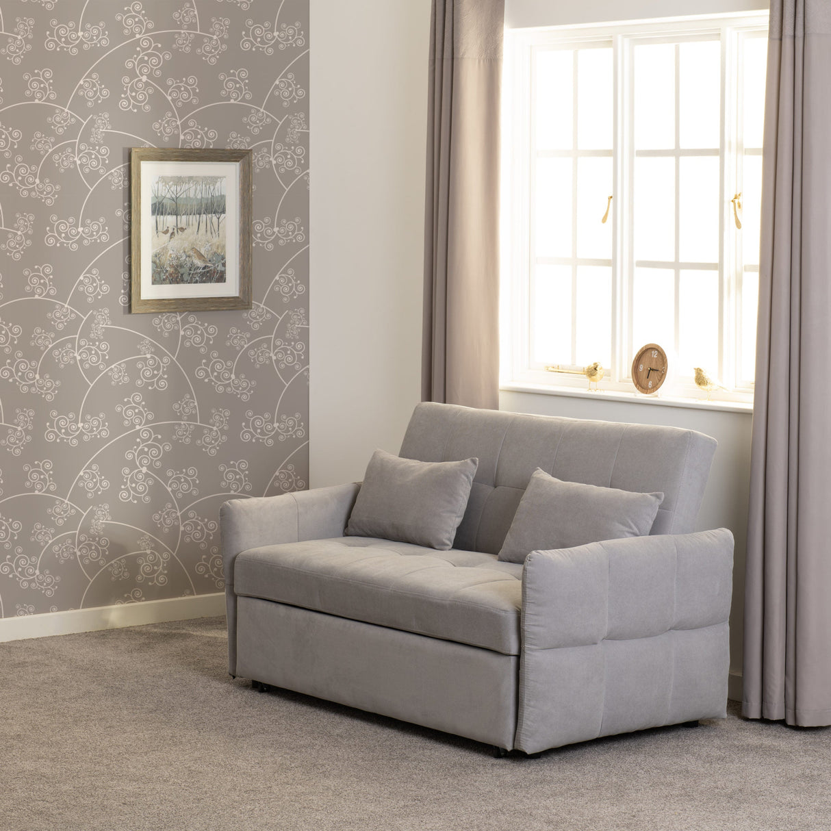 Chelsea 2 Seater Fold Out Sofa Bed - Seconique
