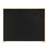 Chelsea Fabric Bed Frame with Gold Trim - Birlea