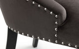 Chelsea Round Dining Table with 4 Veneto Dining Chairs - Julian Bowen
