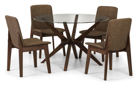 Chelsea Round Dining Table with 6 Kensington Chairs