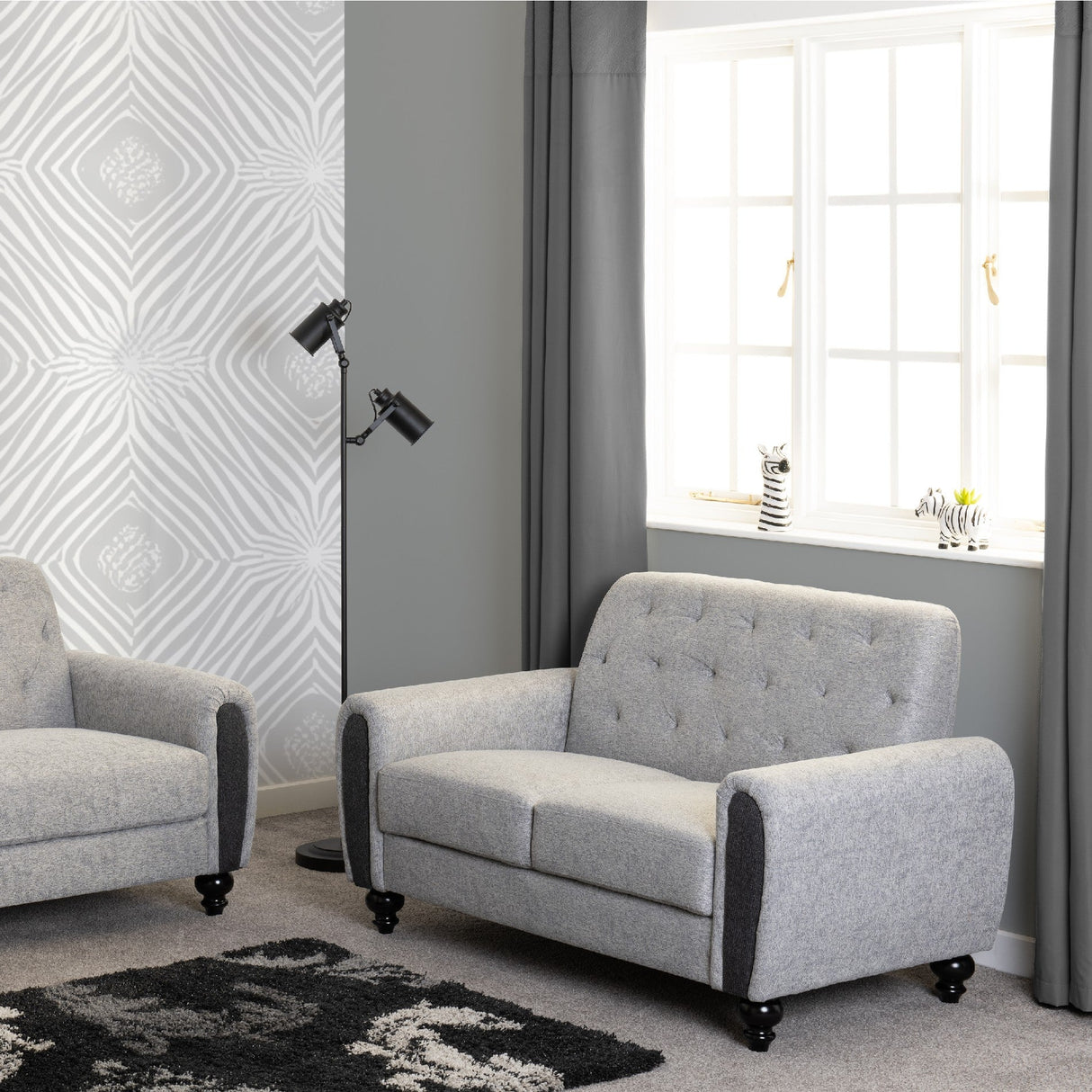 Chester Fabric 3+2 Sofa Suite - Seconique