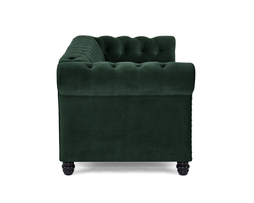 Chester Studded Velvet 2 Seater Sofa - TGC
