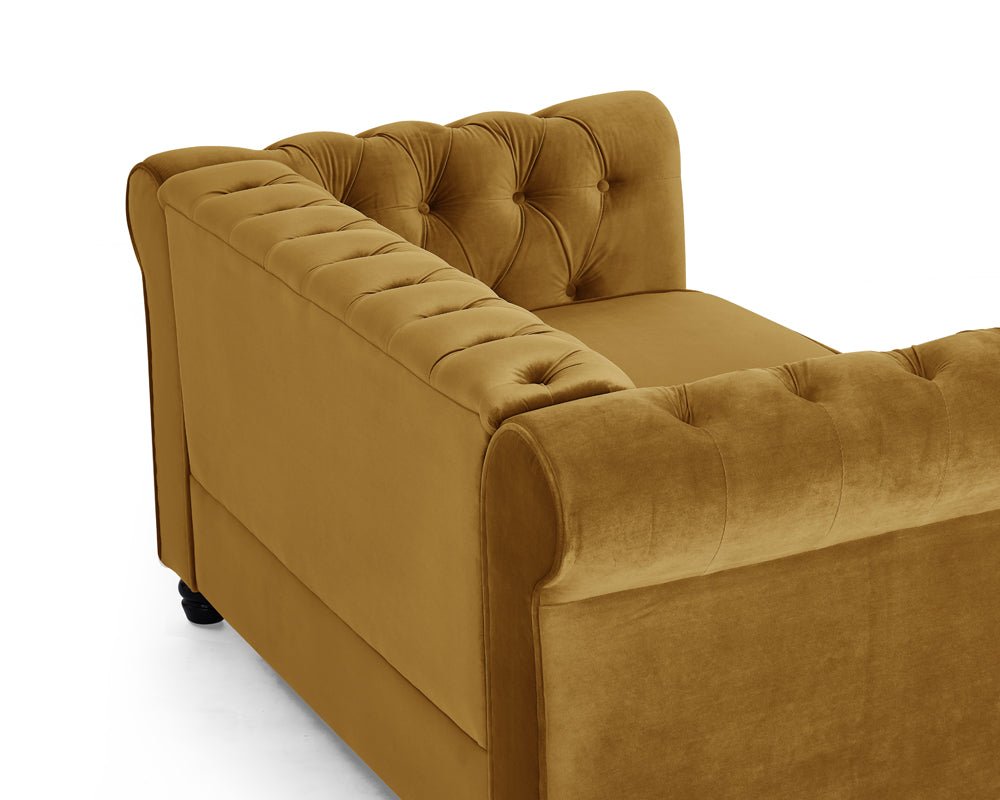 Chester Studded Velvet 2 Seater Sofa - TGC