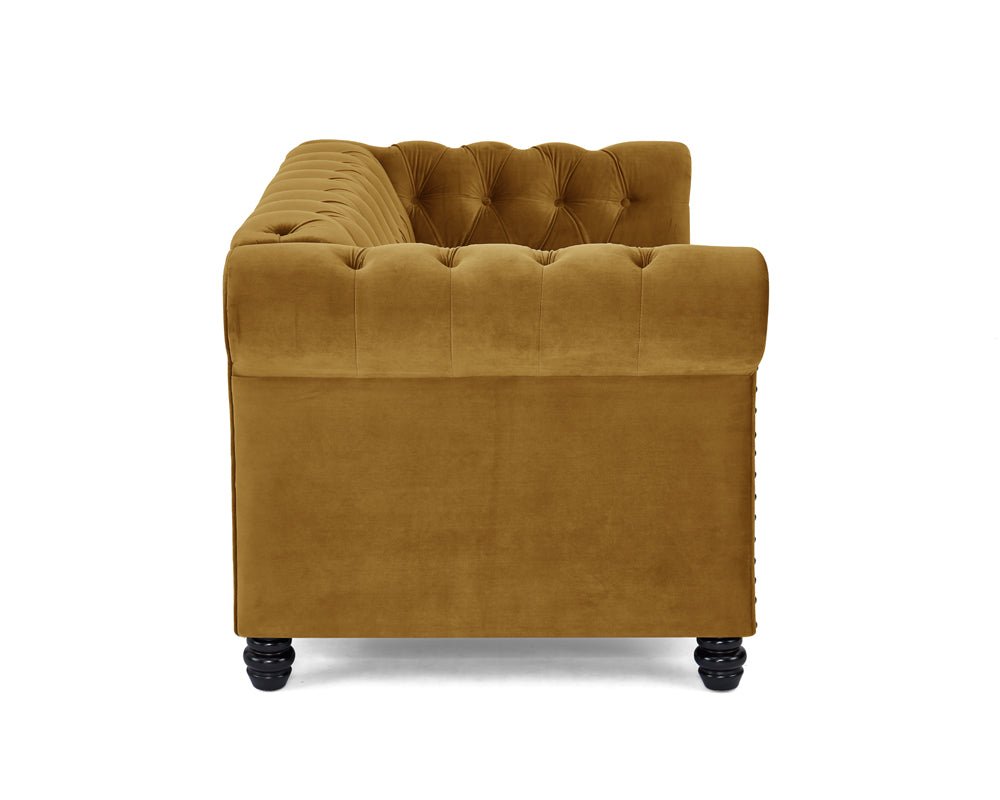 Chester Studded Velvet 2 Seater Sofa - TGC