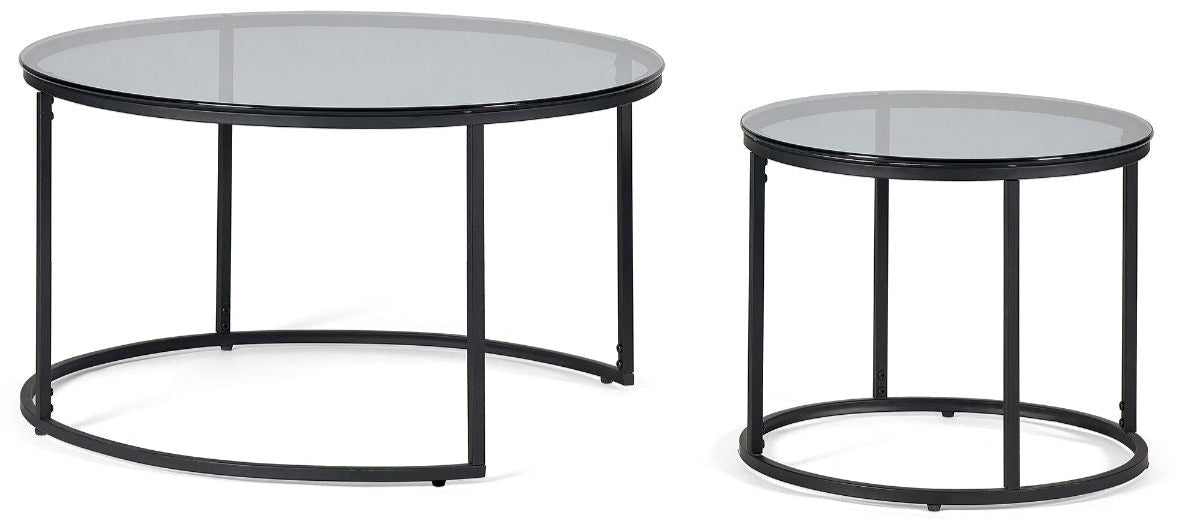 Chicago Round Nesting Coffee Tables - Julian Bowen