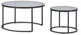 Chicago Round Nesting Coffee Tables - Julian Bowen