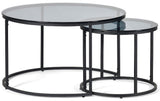 Chicago Round Nesting Coffee Tables - Julian Bowen