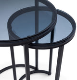 Chicago Round Nesting Side Tables - Julian Bowen