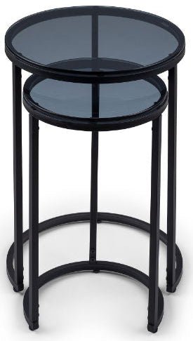 Chicago Round Nesting Side Tables - Julian Bowen
