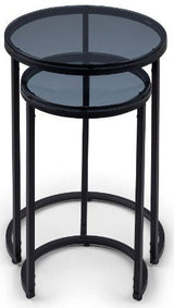 Chicago Round Nesting Side Tables - Julian Bowen