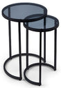 Chicago Round Nesting Side Tables - Julian Bowen