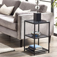 Chicago Tall Narrow Side Table - Julian Bowen