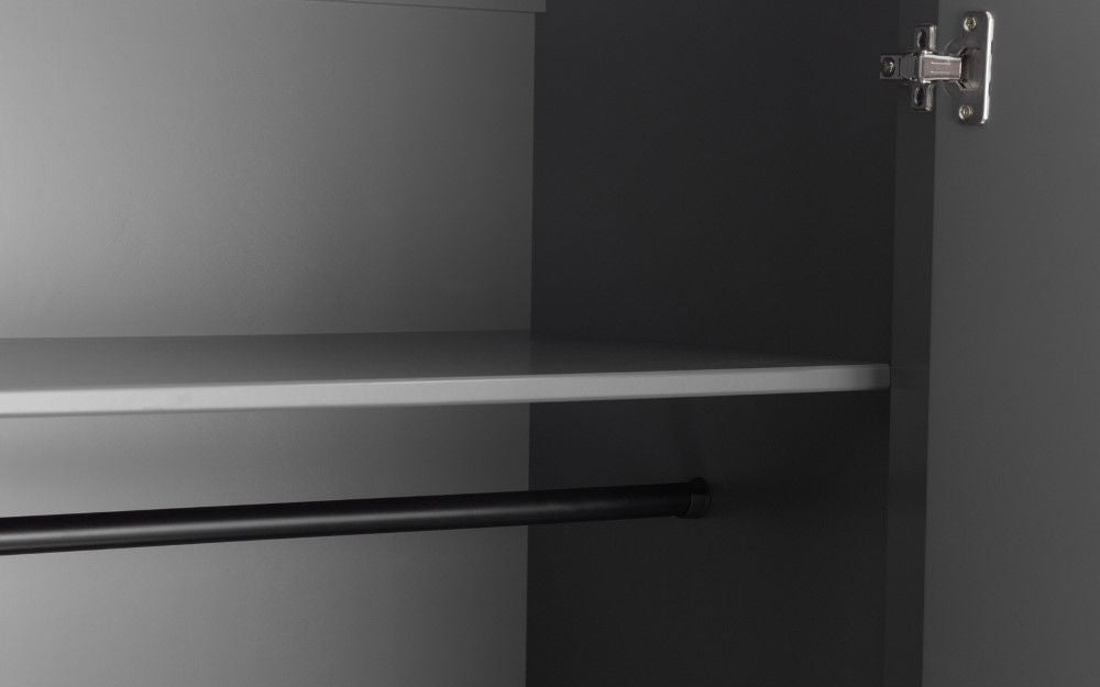 Chloe 2 Door 1 Drawer Wardrobe - Julian Bowen