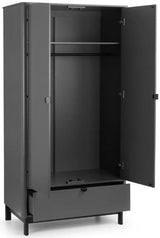 Chloe 2 Door 1 Drawer Wardrobe - Julian Bowen