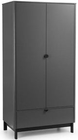 Chloe 2 Door 1 Drawer Wardrobe - Julian Bowen