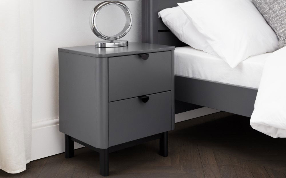 Chloe 2 Drawer Bedside - Julian Bowen