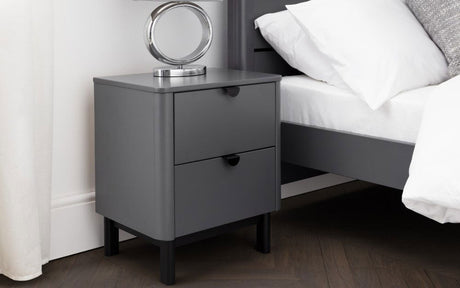 Chloe 2 Drawer Bedside - Julian Bowen