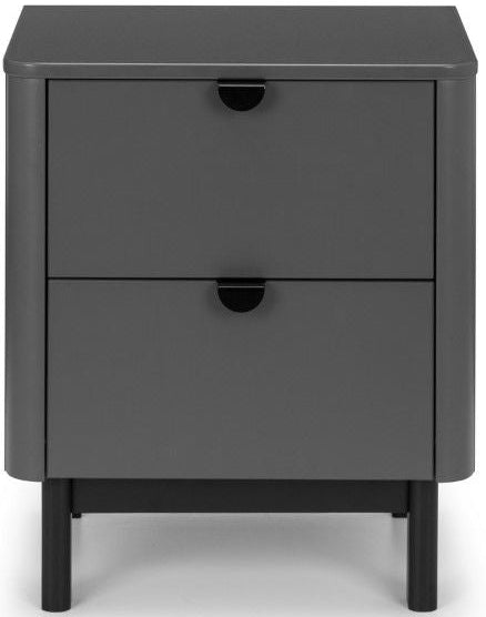 Chloe 2 Drawer Bedside - Julian Bowen