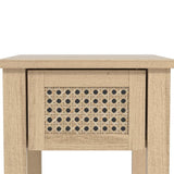 Chudleigh Oslo Oak 1 Drawer Bedside Table - GFW