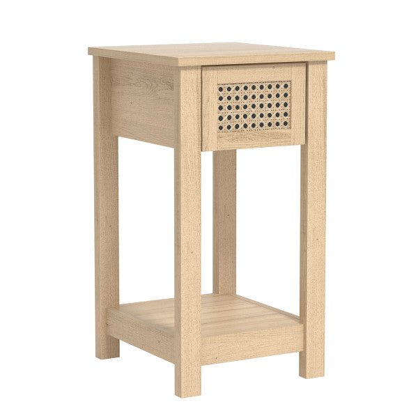 Chudleigh Oslo Oak 1 Drawer Bedside Table - GFW