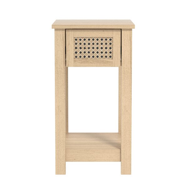 Chudleigh Oslo Oak 1 Drawer Bedside Table - GFW