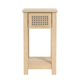Chudleigh Oslo Oak 1 Drawer Bedside Table - GFW