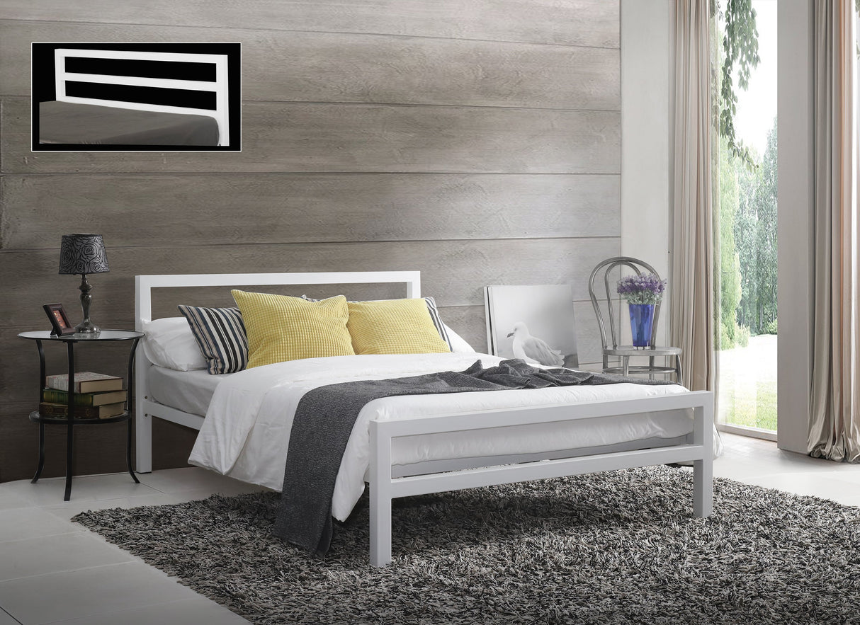 City Block Metal Bed Frame - Time Living
