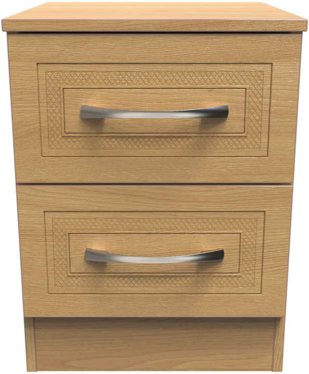 Dorset 2 Drawer Bedside Table