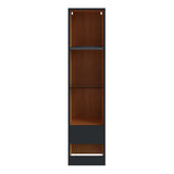 Leon Tall Shelf Unit with LED Lighting