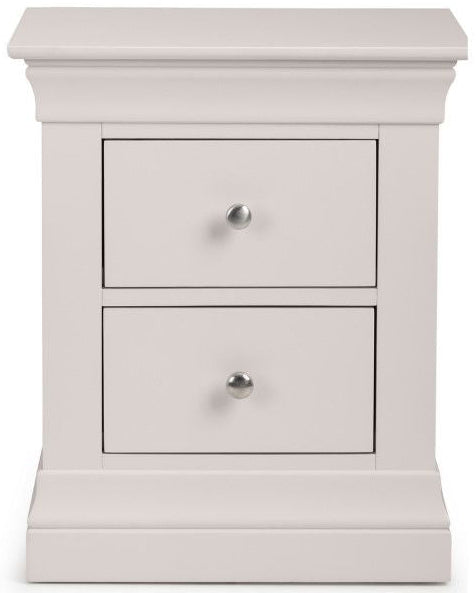 Clermont 2 Drawer Bedside - Julian Bowen