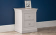 Clermont 2 Drawer Bedside - Julian Bowen