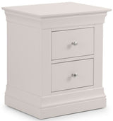 Clermont 2 Drawer Bedside - Julian Bowen
