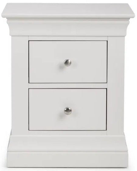 Clermont 2 Drawer Bedside Table - Julian Bowen