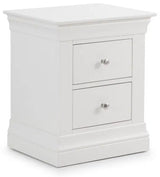 Clermont 2 Drawer Bedside Table - Julian Bowen
