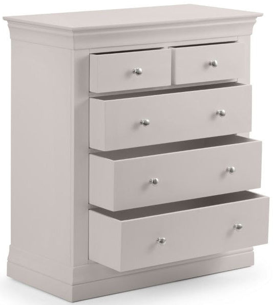 Clermont 3+2 Drawer Chest - Julian Bowen