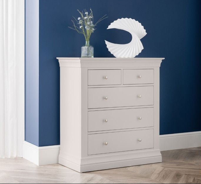 Clermont 3+2 Drawer Chest - Julian Bowen