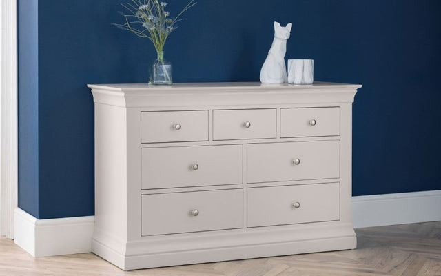 Clermont 4+3 Drawer Chest - Julian Bowen
