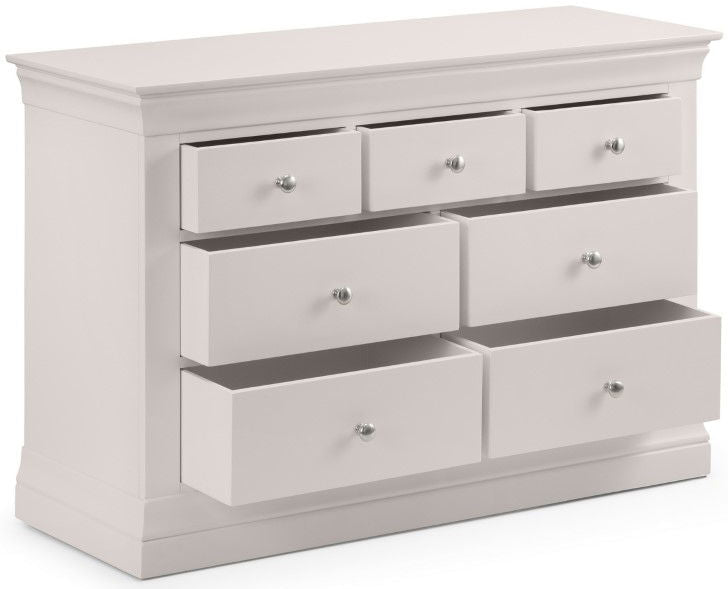 Clermont 4+3 Drawer Chest - Julian Bowen