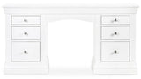 Clermont 6 Drawer Dressing Table - Julian Bowen