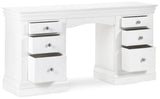 Clermont 6 Drawer Dressing Table - Julian Bowen